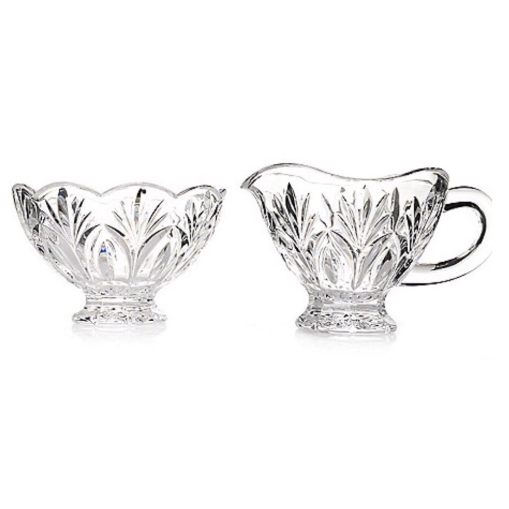 Crystal Sugar & Creamer Set